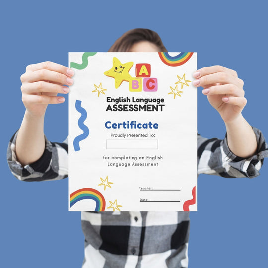 ESL Workbook English Language Assessment Tool for young children - KY designX