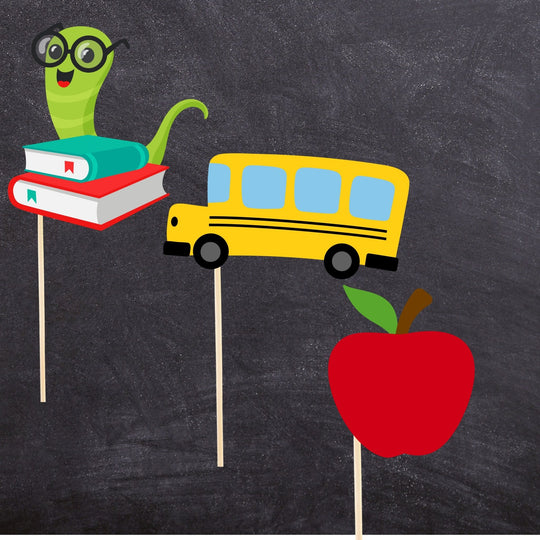 First Day of School Photo Booth Props - KY designX