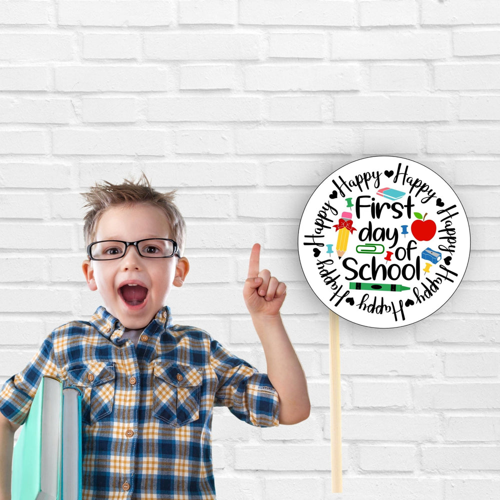 First Day of School Photo Booth Props - KY designX