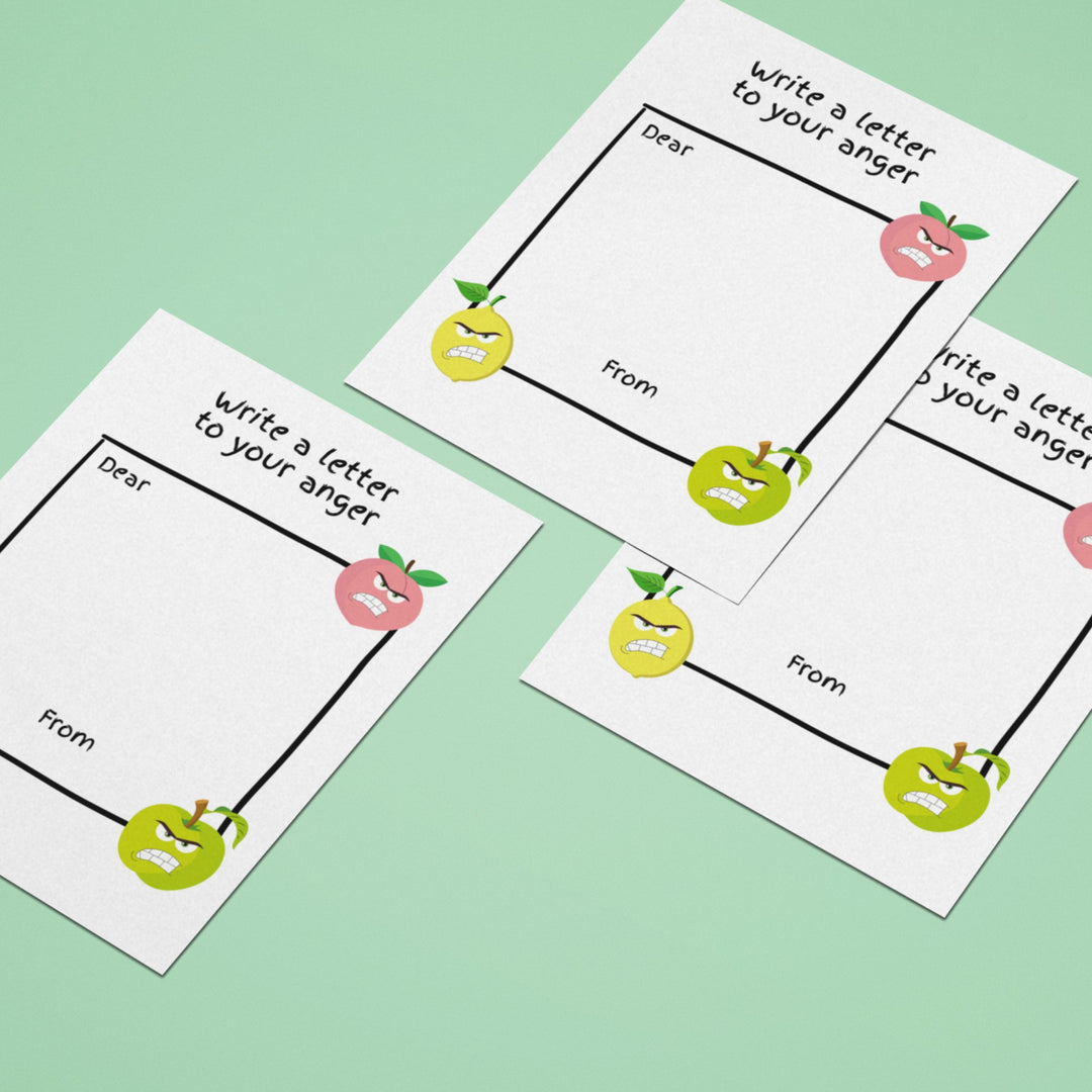 Free Anger Worksheet for Children - KY designX