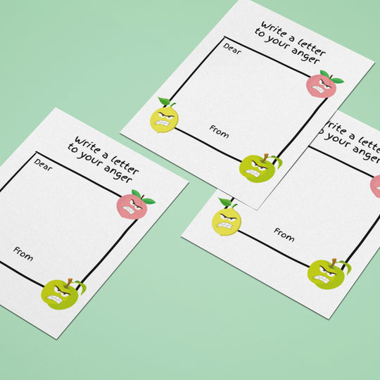 Free Anger Worksheet for Children - KY designX