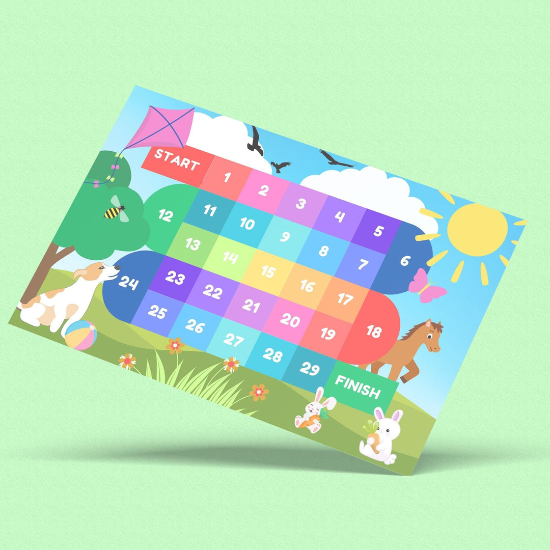 Free Animal Printable Board Game - KY designX
