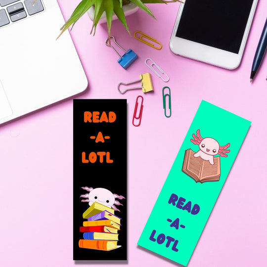 FREE Axolotl bookmark set - KY designX