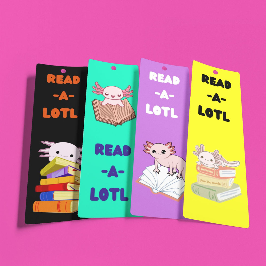 FREE Axolotl bookmark set - KY designX