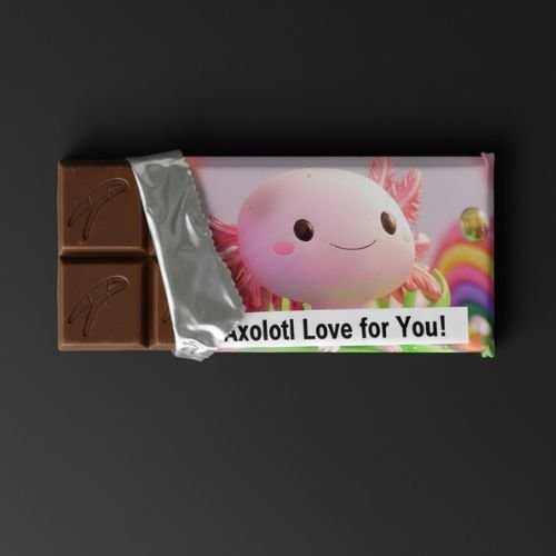 Free Axolotl Chocolate Wrapper Printable - KY designX
