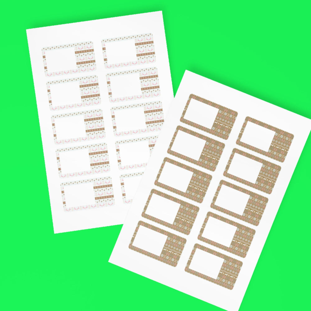 Free Christmas Printable Address Labels - KY designX