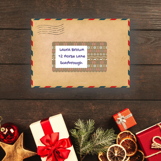 Free Christmas Printable Address Labels - KY designX