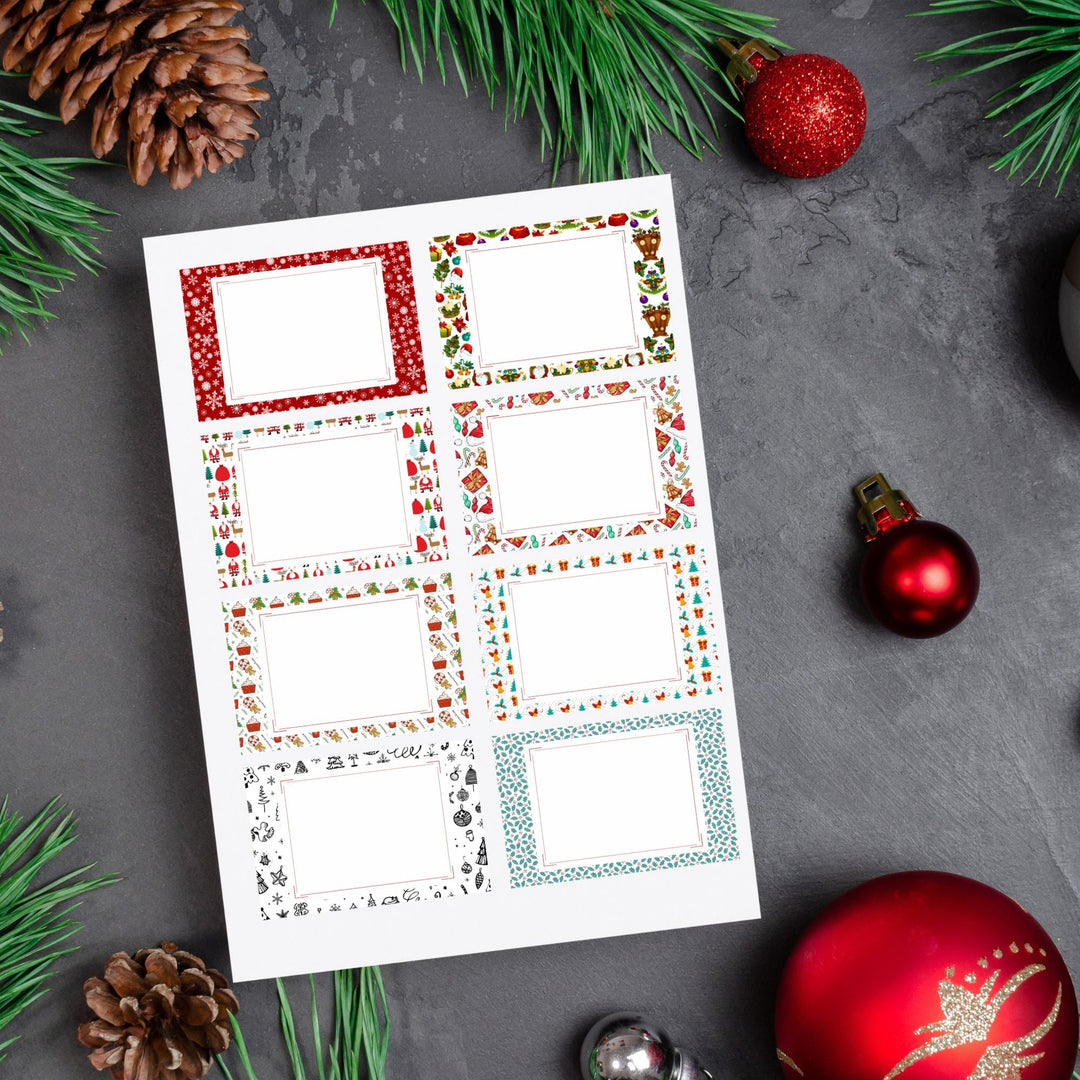 Free Christmas Printable labels - KY designX
