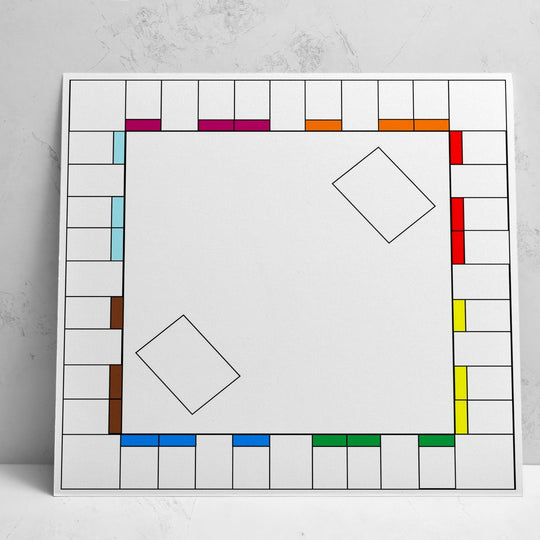 Free DIY Blank Printable Board Game - KY designX