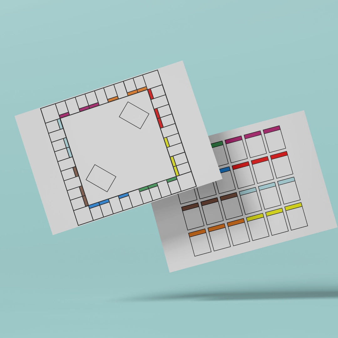 Free DIY Blank Printable Board Game - KY designX