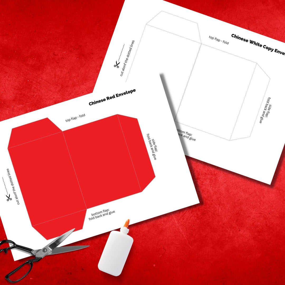 Free DIY Printable Chinese New Year Envelope - KY designX