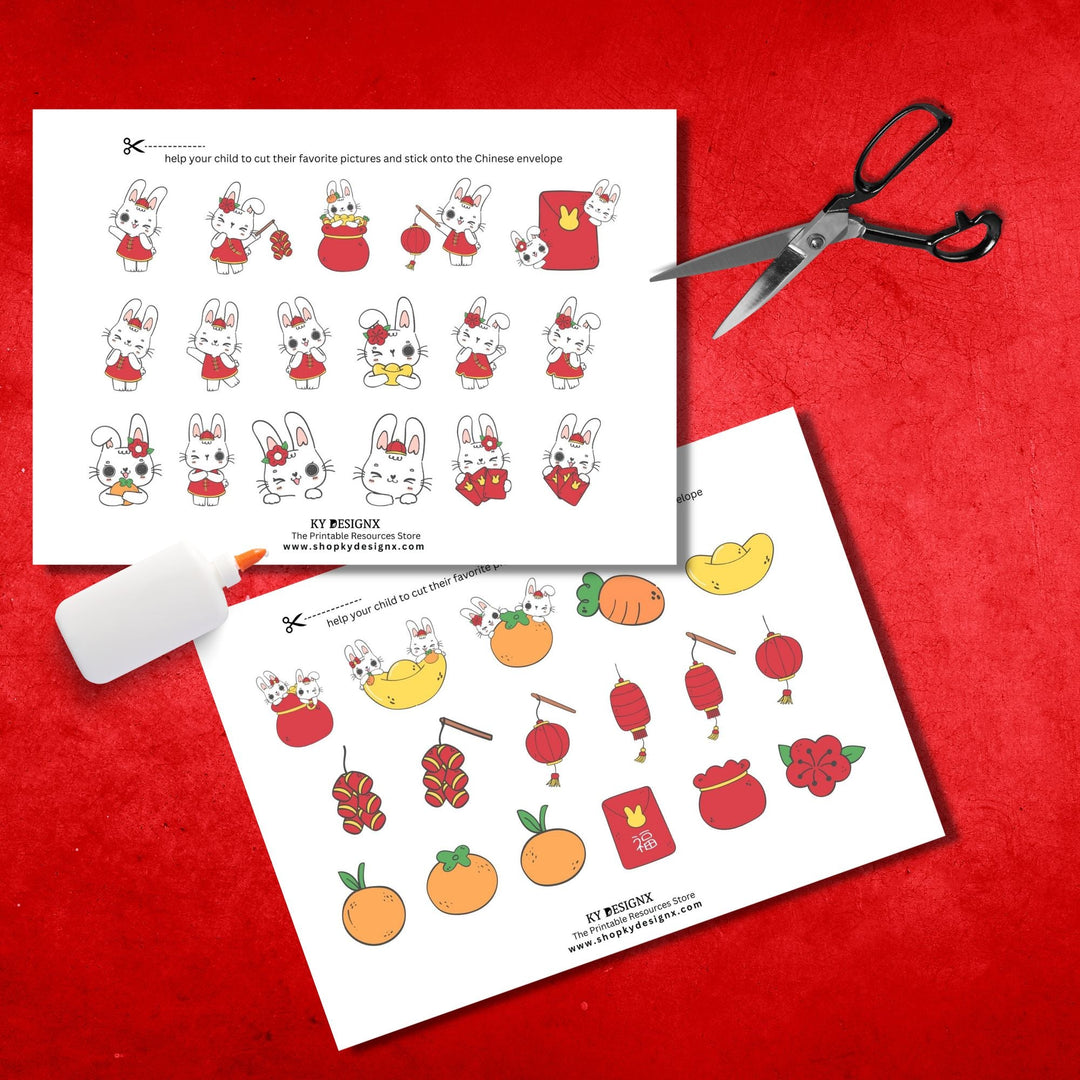 Free DIY Printable Chinese New Year Envelope - KY designX