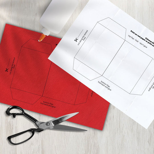 Free DIY Printable Chinese New Year Envelope Template - KY designX