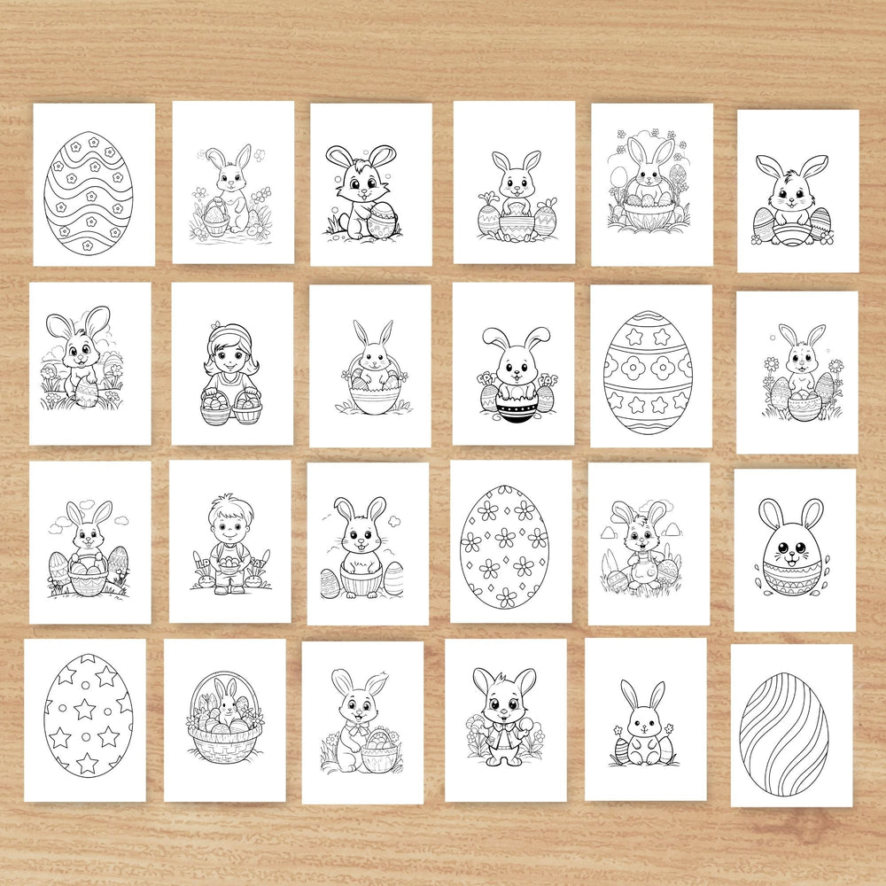 Free Easter Printable Coloring Book - KY designX