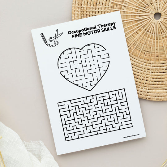 Free Fine Motor Occupational Therapy Worksheets - KY designX