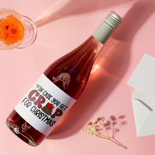 Free Fun Printable Christmas Wine Labels - KY designX