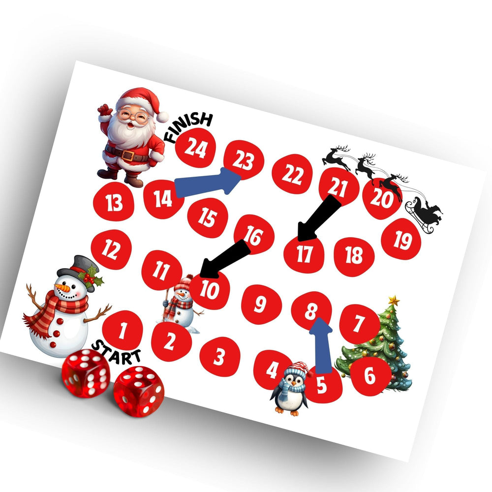 Free Holiday Fun Printable Christmas Board Game - KY designX