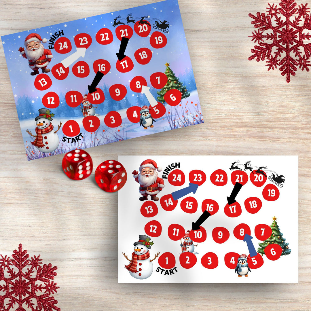 Free Holiday Fun Printable Christmas Board Game - KY designX