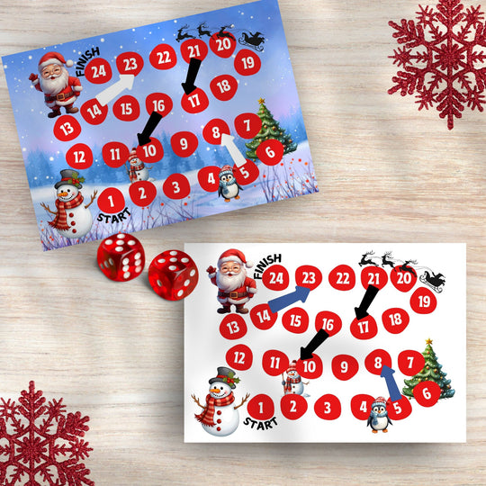Free Holiday Fun Printable Christmas Board Game - KY designX