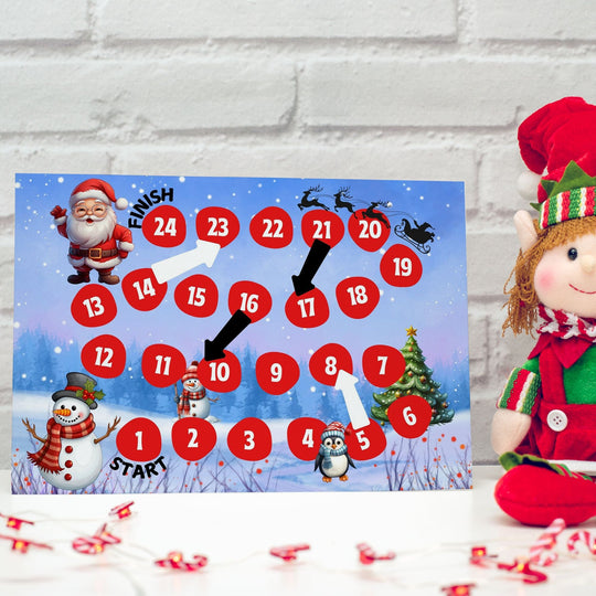 Free Holiday Fun Printable Christmas Board Game - KY designX