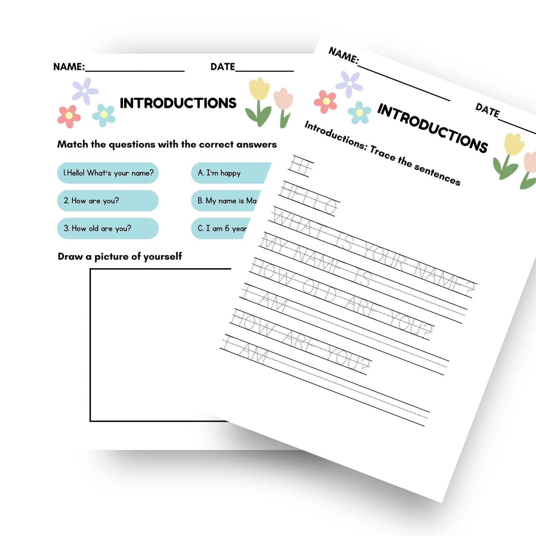 Introduction Worksheets.pdf Free Introductions Worksheets For Preschoolers - KY designX