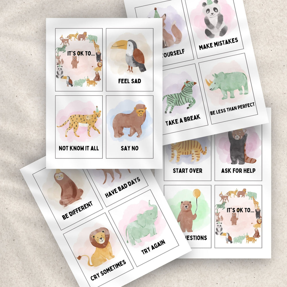 Free It's Okay to... Stress Relief Cards - KY designX