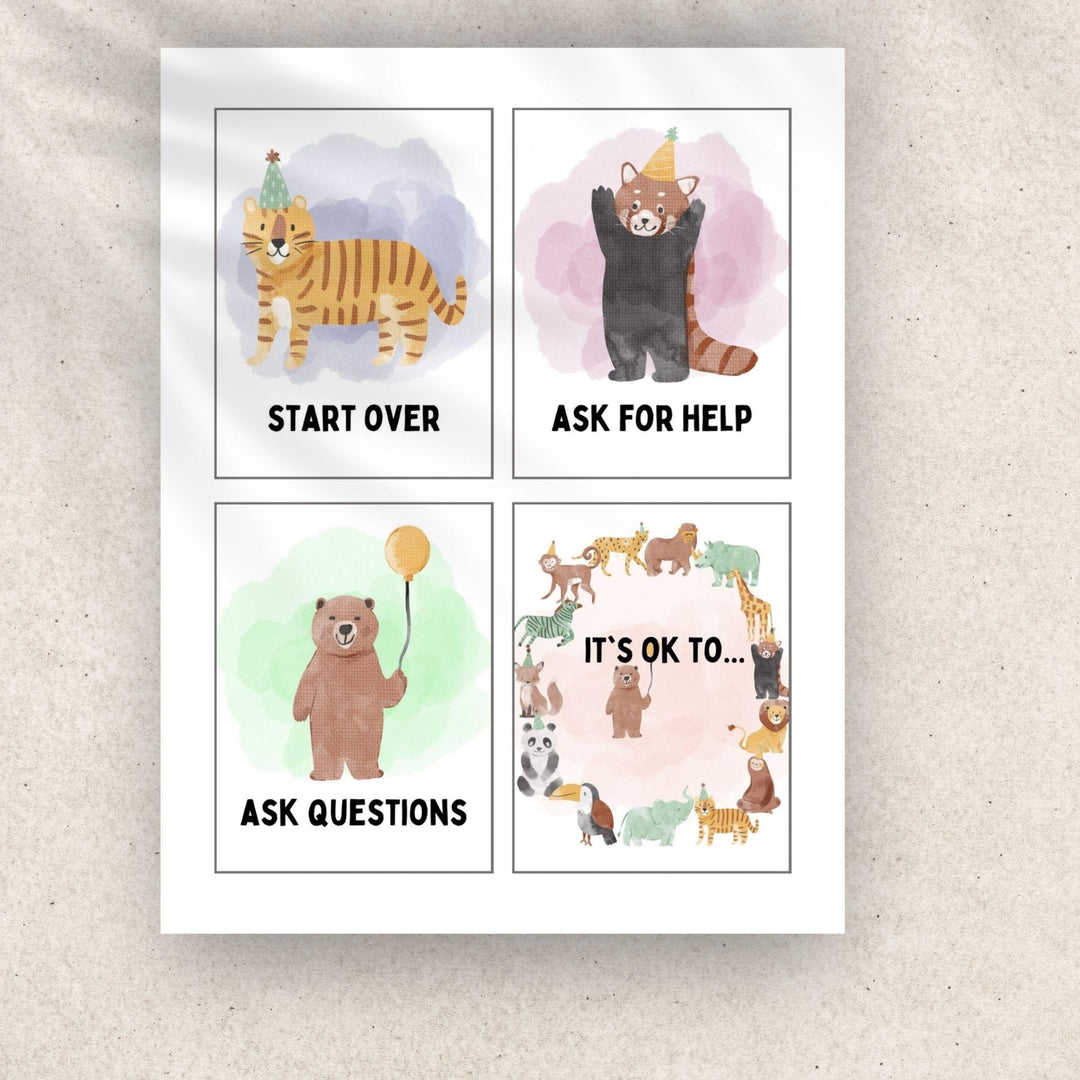 Reliever Card Free It's Okay to... Stress Relief Cards - KY designX