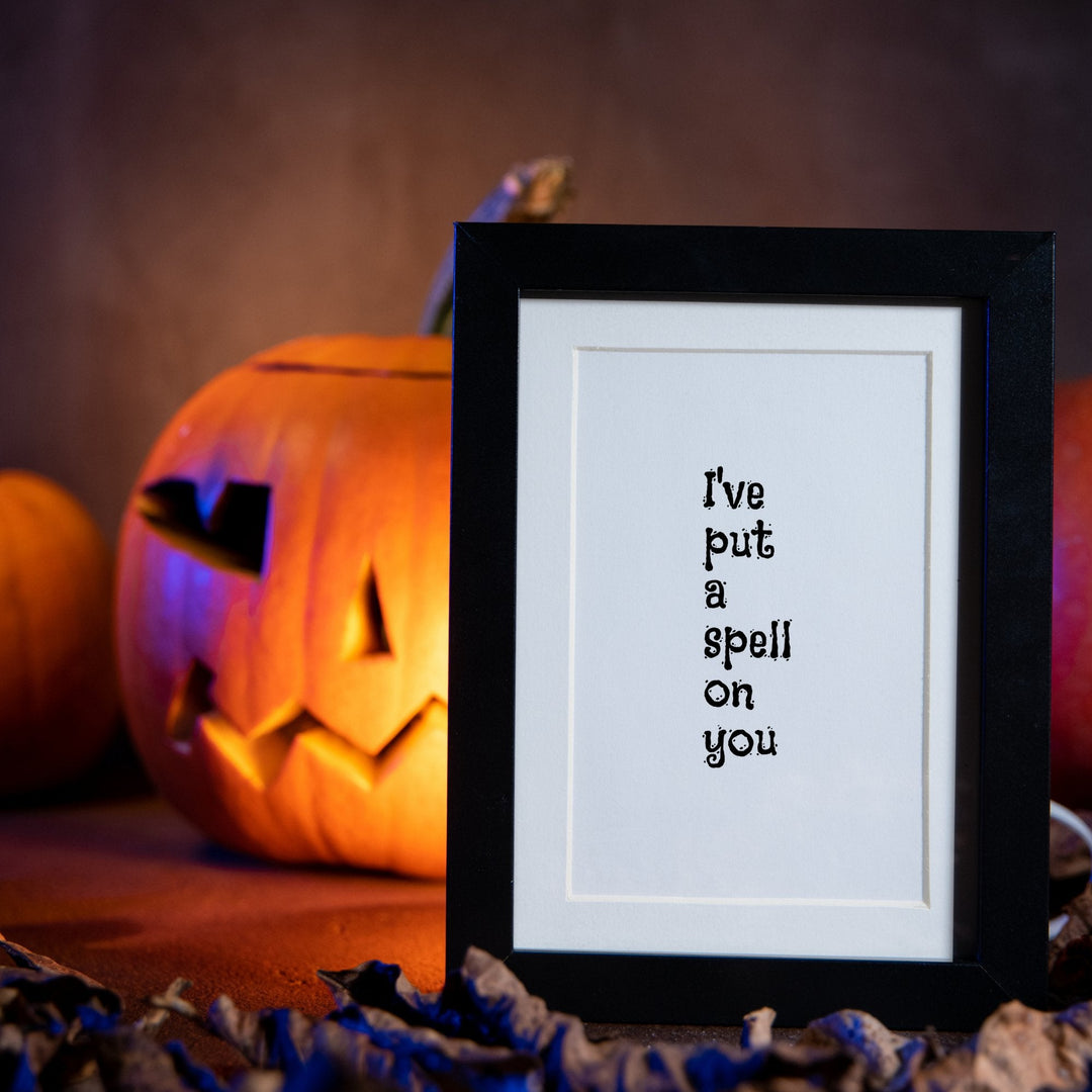 Free I've put a spell on you printable wall art - KY designX