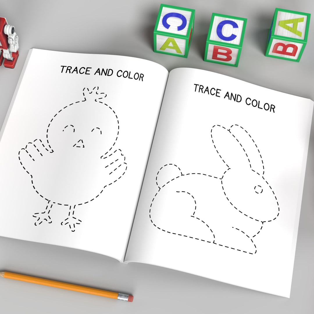 Free pencil control Worksheets for Children - KY designX