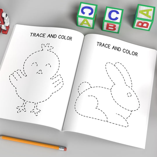 Free pencil control Worksheets for Children - KY designX