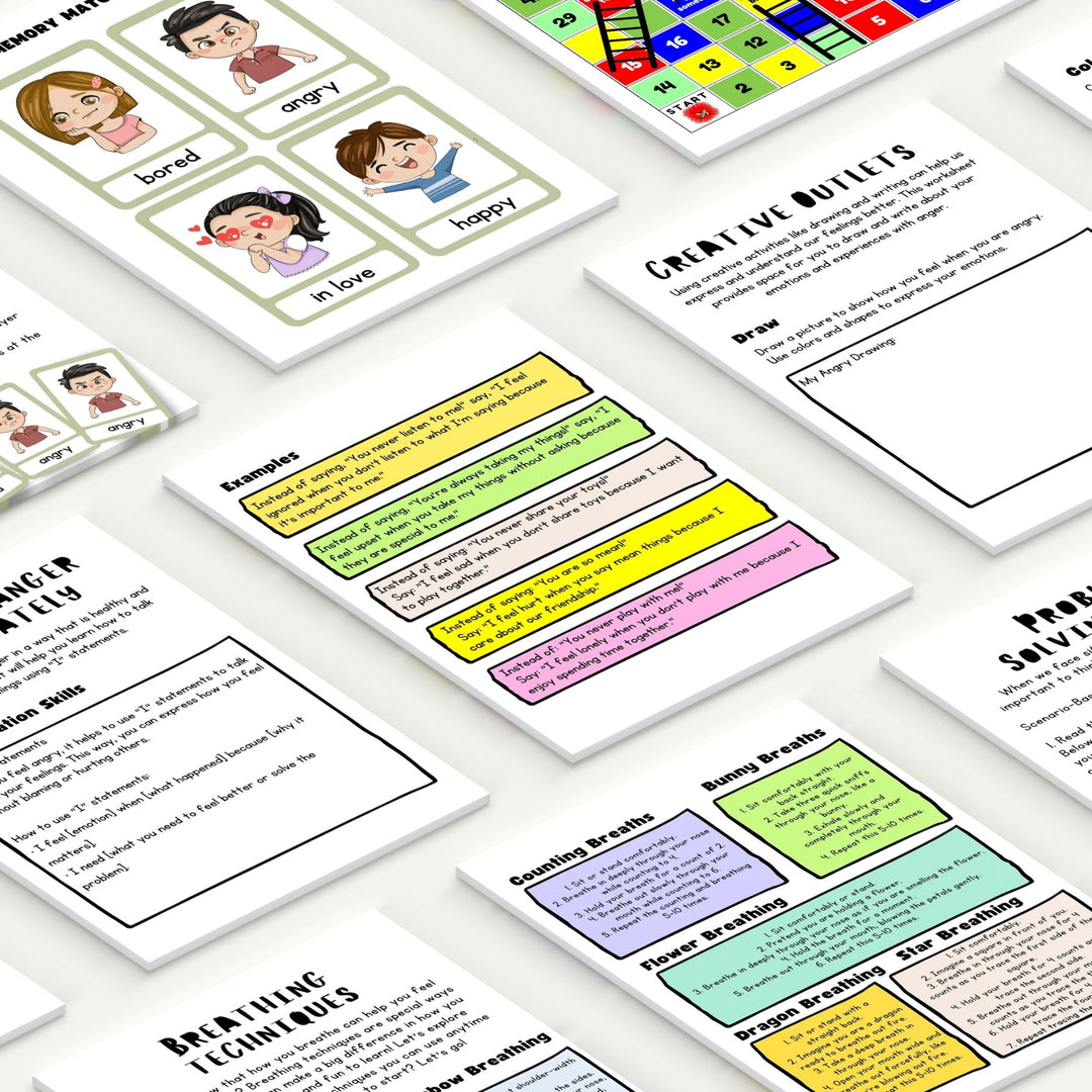 Free Printable Anger Management Workbook for Kids - KY designX