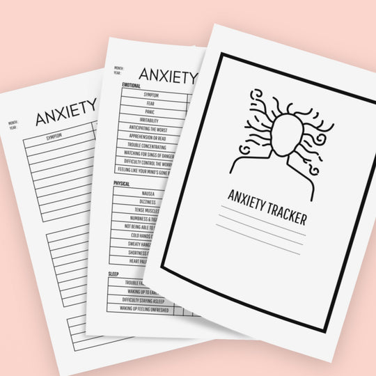 Free Printable Anxiety and Mood Tracker - KY designX