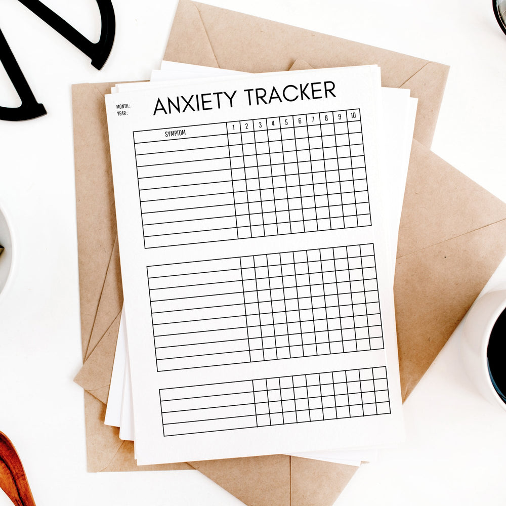 Free Printable Anxiety and Mood Tracker - KY designX