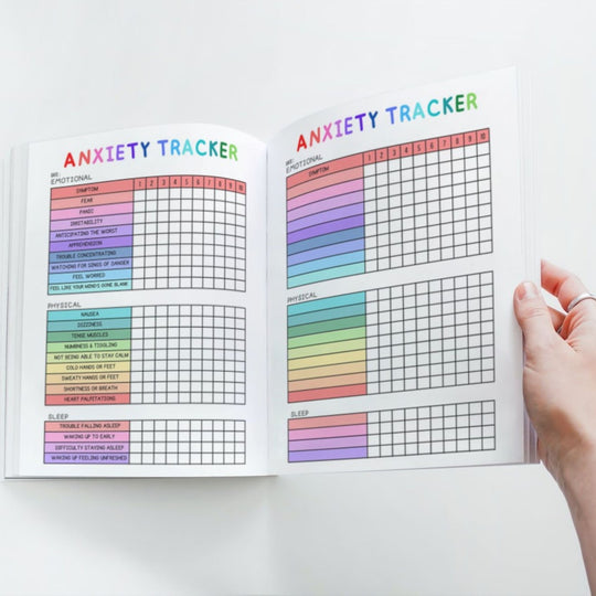 Free Printable Anxiety Tracker for children - KY designX