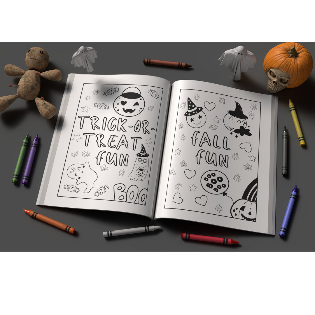 Free Printable Autumn Coloring Book - KY designX