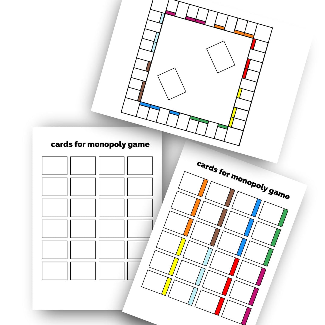 Free Printable Board games - KY designX