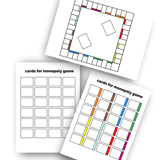 Free Printable Board games - KY designX