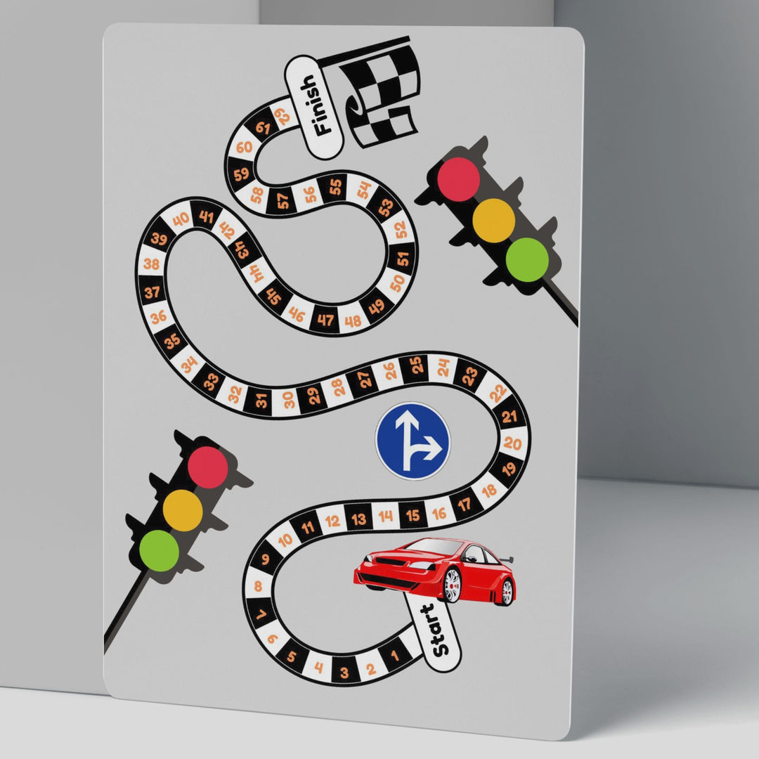 Free Printable Car Racing Board Game - KY designX