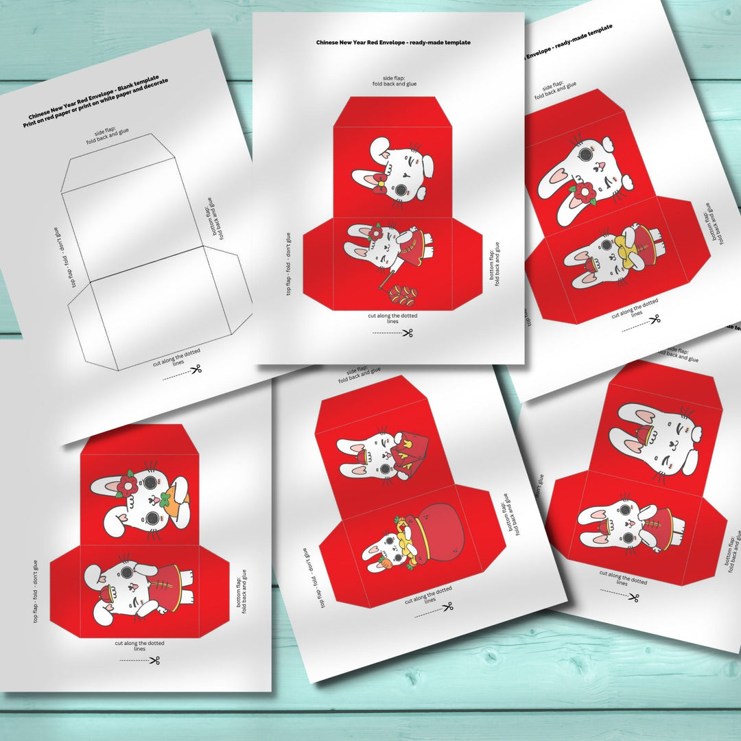 Free Printable Chinese Lai See Envelopes - KY designX