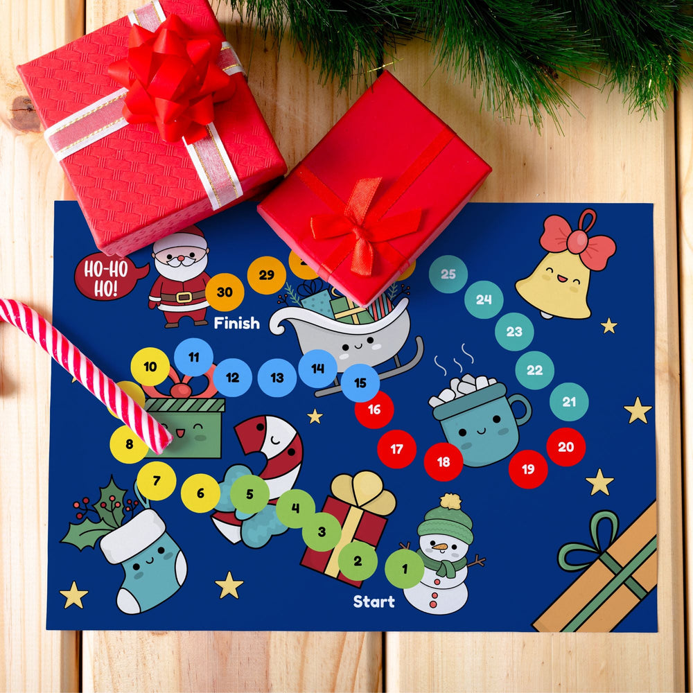 Free Printable Christmas Board Game - KY designX