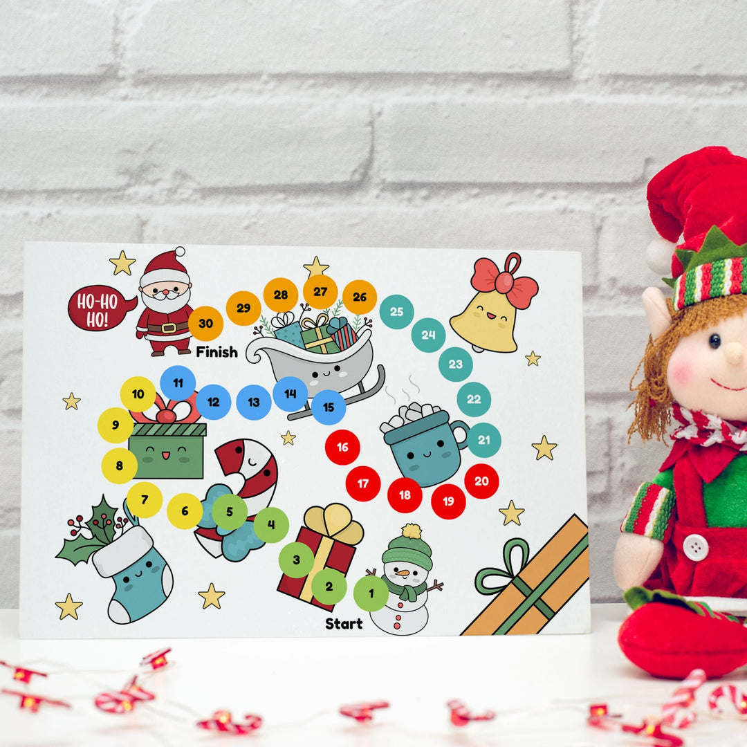 Free Printable Christmas Board Game - KY designX