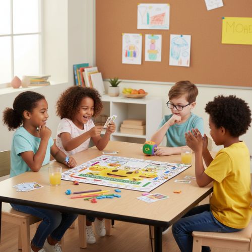 Free Printable Emotions Board Game for Kids - KY designX