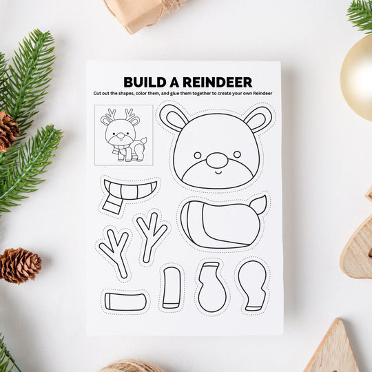 Free Printable Festive Christmas Crafts for Kids - KY designX