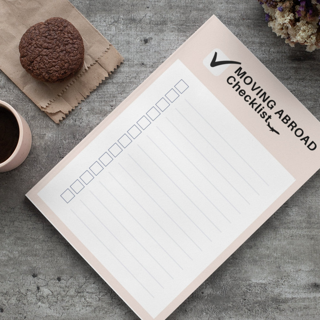 Free Printable moving abroad checklist - KY designX