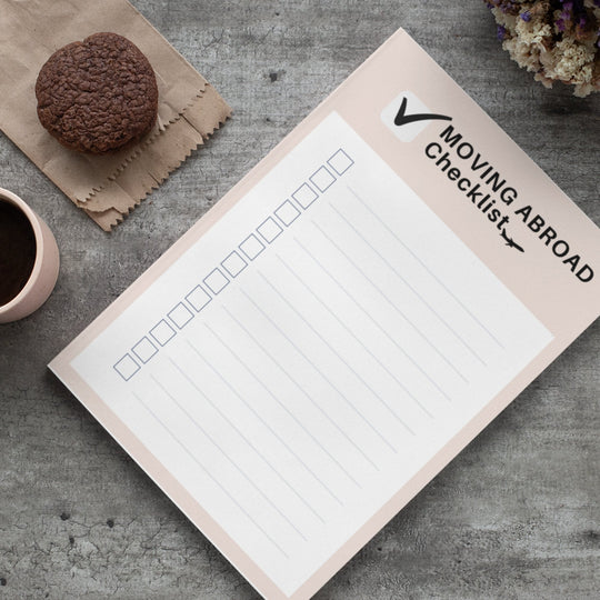 Free Printable moving abroad checklist - KY designX