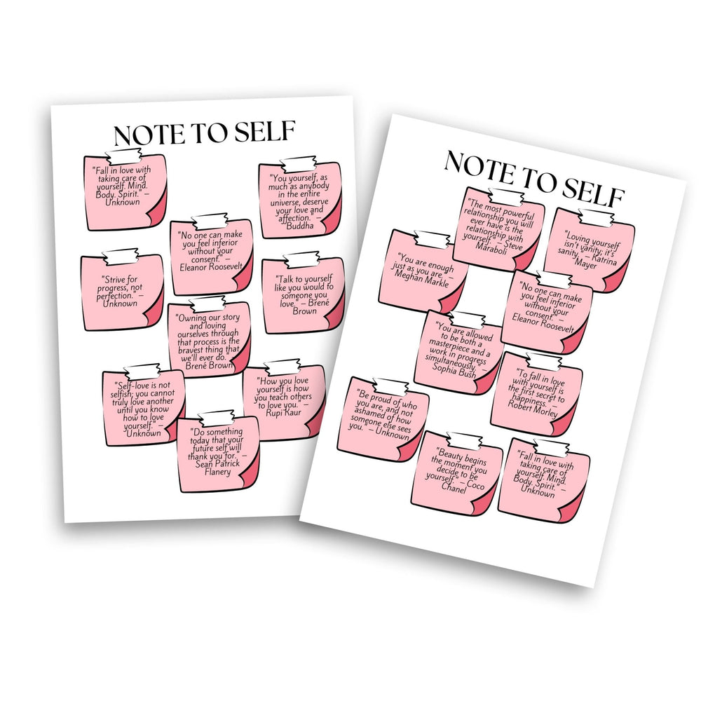 Free Printable self - love planner for personal growth - KY designX