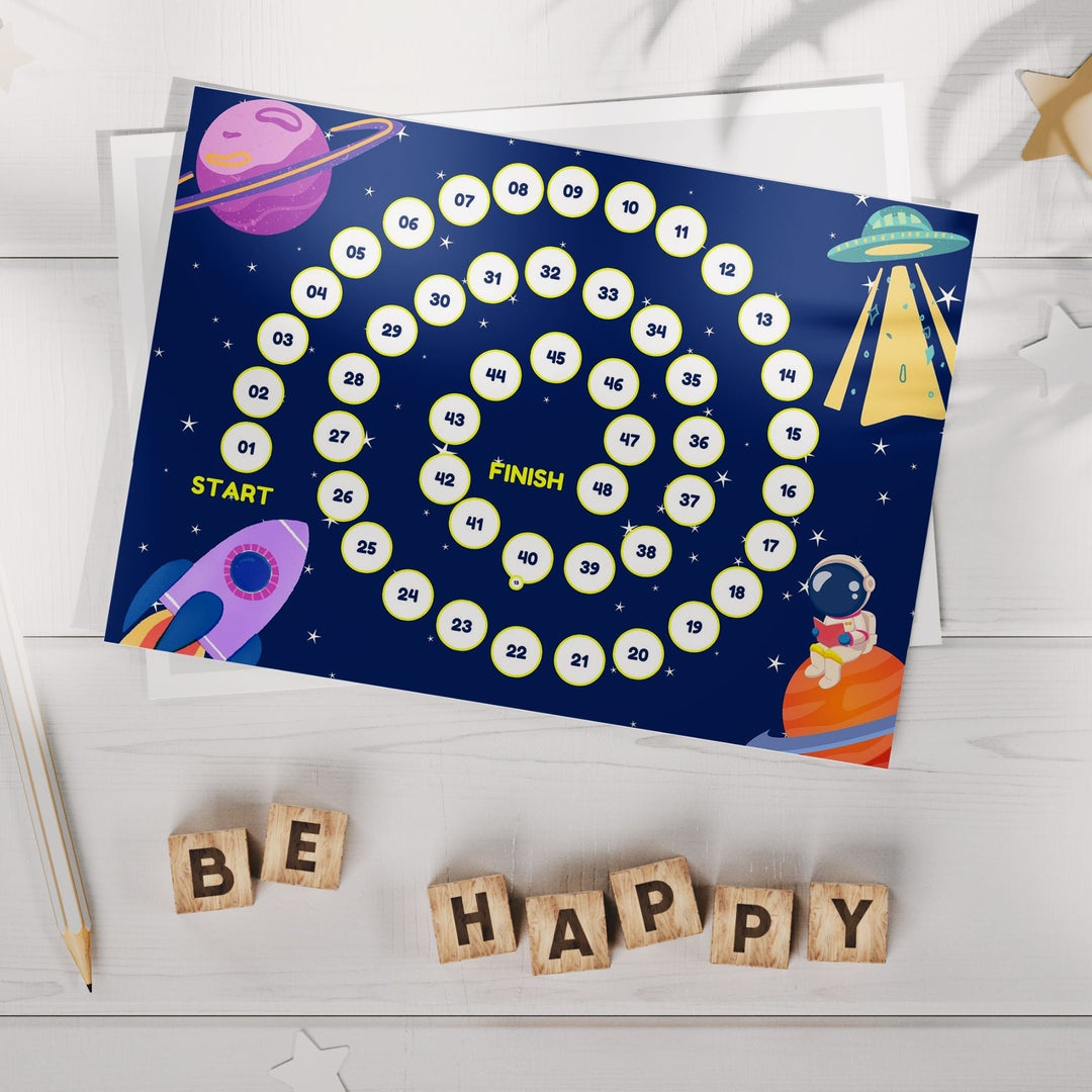 Free Printable Space Board Game - KY designX