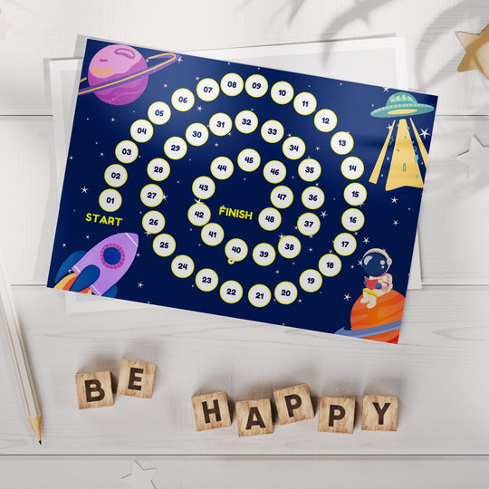 Free Printable Space Board Game - KY designX