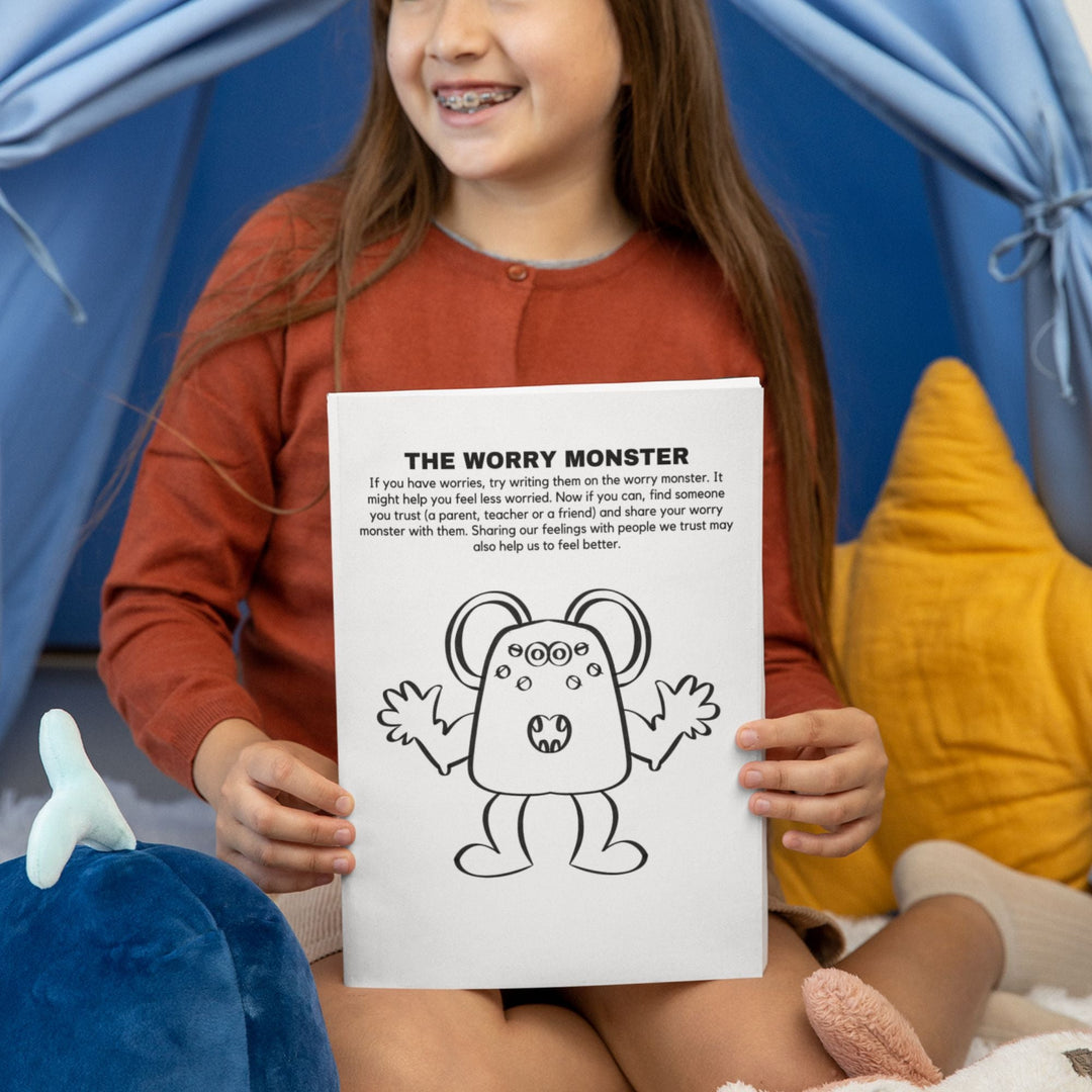 Worry Monster Worksheet.pdf Free printable The worry monster - KY designX