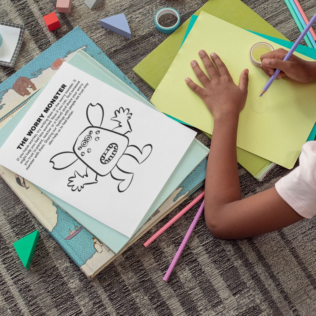 Free printable The worry monster - KY designX